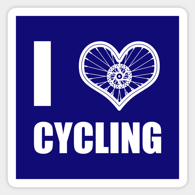 Cycling BIking Love Slogan Meme Gift For Cyclist Sticker by IloveCycling